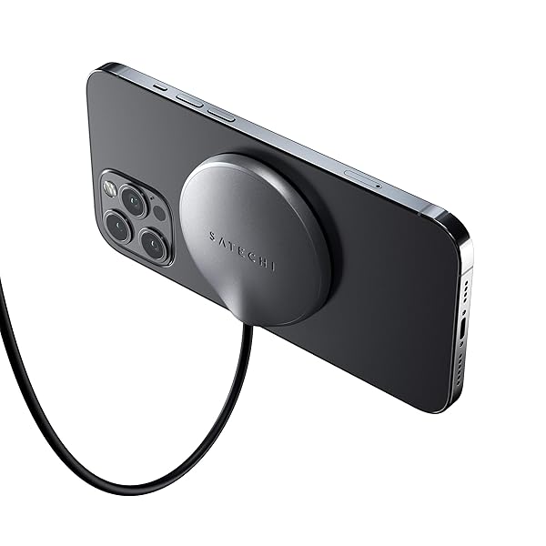 Satechi Buy Satechi USB C Magnetic Wireless Charger for iPhone 15/14 Pro Max & More - Fast Charging & Compatibility - View 4 of 7