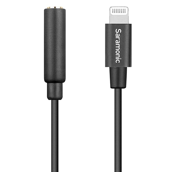 Saramonic "Saramonic Lightning to 3.5mm TRRS Audio Adapter Cable - 3" (SR-C2002) for iPhone & iPad" - View 3 of 5