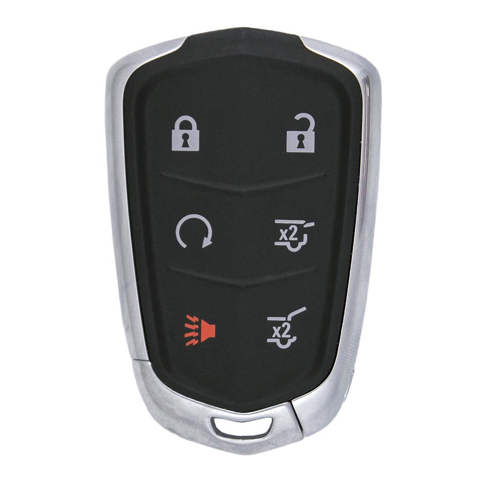 Keyless2Go Replacement Smart Key for Cadillac Escalade 6 Button Proximity HYQ2AB 13580812