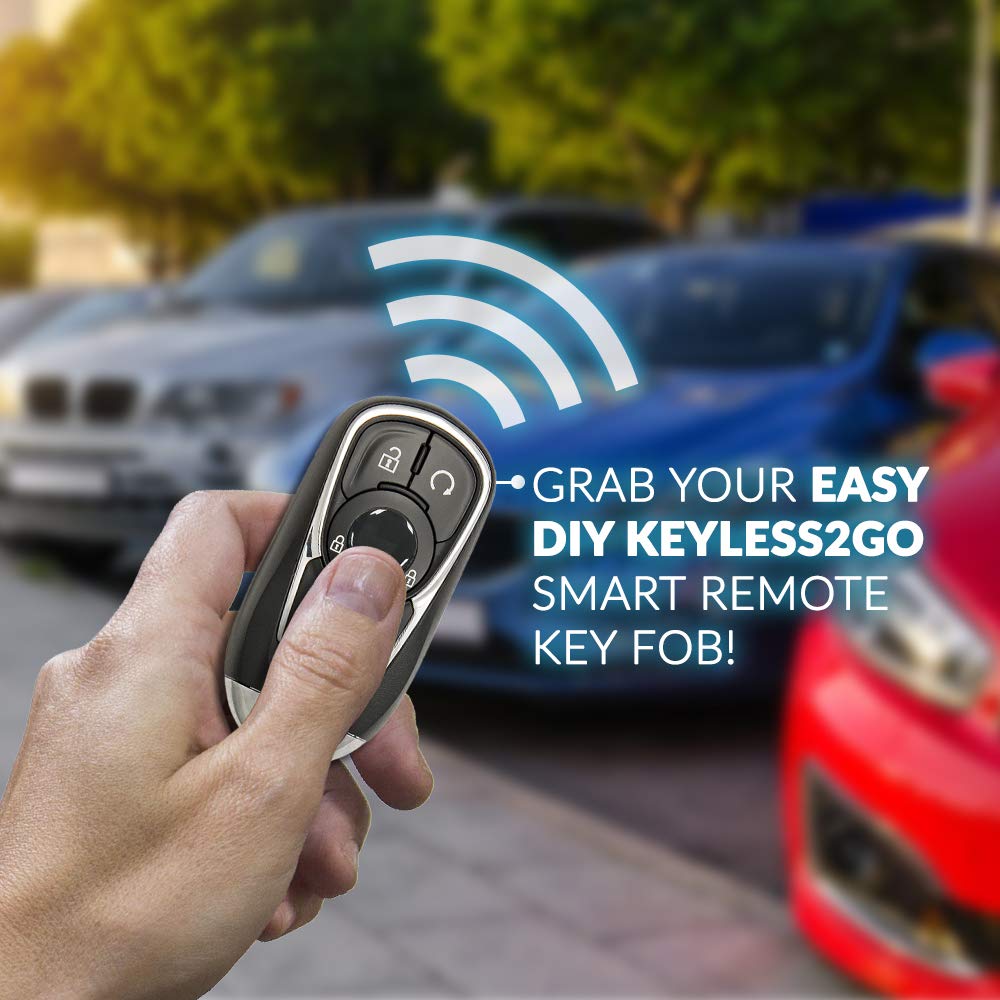 Keyless2Go Replacement 4 Button Proximity Smart Key for Buick Encore HYQ4AA 13506665 - View 6 of 6