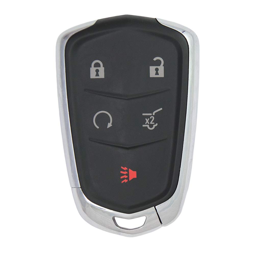 Keyless2Go Replacement 5 Button Proximity Smart Key for Cadillac SRX HYQ2AB 13580800