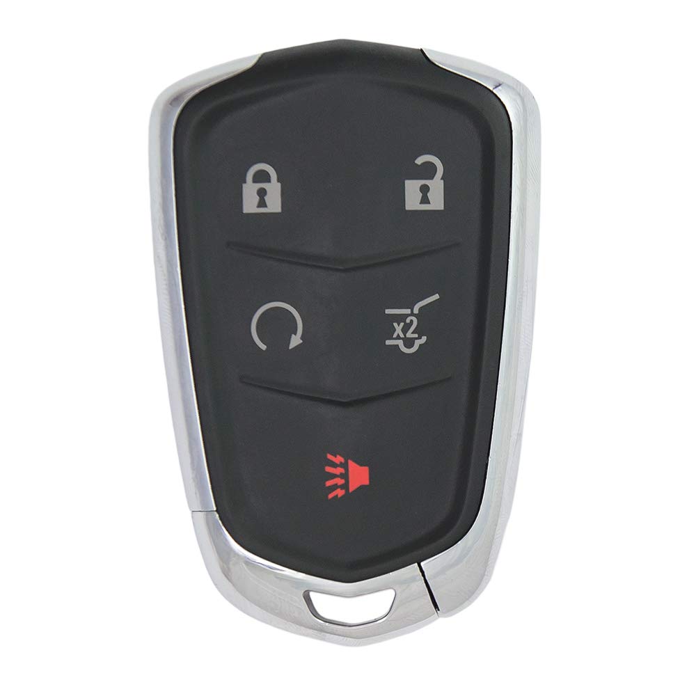 Keyless2Go Replacement 5 Button Proximity Smart Key for Cadillac HYQ2EB 13598516 Fast Shipping Quality Guaranteed
