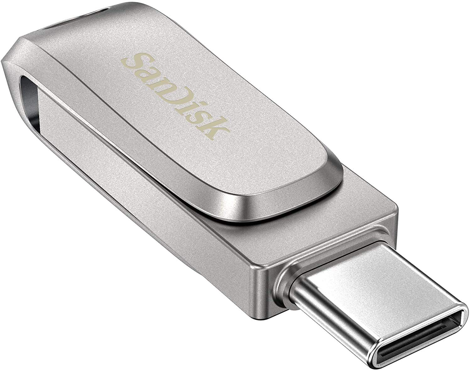 Everything But Stromboli SanDisk Ultra Dual Drive Luxe 32GB USB-C Flash Drive - High Speed USB 3.1 with Lanyard Bundle for Smartphones & Tablets - View 2 of 7