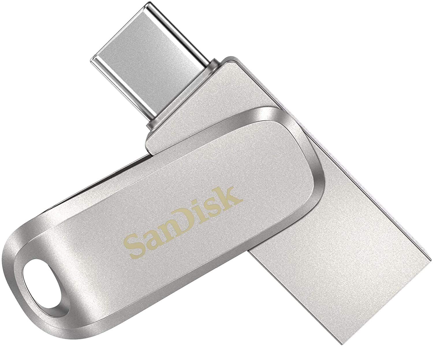 Everything But Stromboli SanDisk Ultra Dual Drive Luxe 32GB USB-C Flash Drive - High Speed USB 3.1 with Lanyard Bundle for Smartphones & Tablets - View 3 of 7