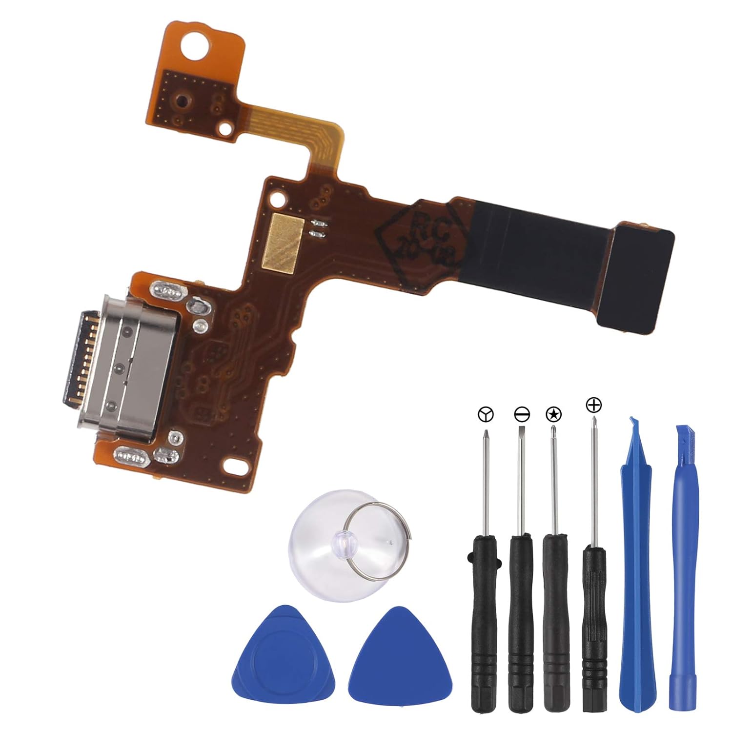 Atnsinc USB Charging Port Dock Flex Cable Replacement for LG Stylo 6 Q730 - Includes Tools for Easy Installation - View 7 of 9