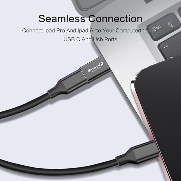 SmartQ SmartQ 4-Pack USB C to USB Adapter - 10Gbps Data Sync for iPhone, Samsung, Laptop & PC - Fast & Reliable - View 7 of 8