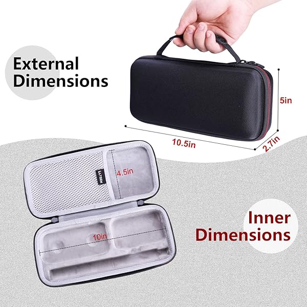 L LTGEM LTGEM EVA Hard Case for Insta360 ONE X3 X2 Action Camera Travel Protective Storage Case - View 5 of 10