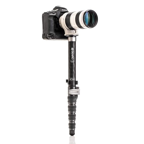 Benro "Benro MSD46C SupaDupa Monopod: 72" Waterproof Carbon Fiber with Twist Locks & Spiked Foot" - View 4 of 9