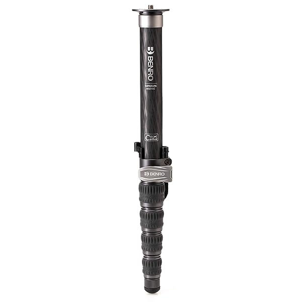 Benro "Benro MSD46C SupaDupa Monopod: 72" Waterproof Carbon Fiber with Twist Locks & Spiked Foot" - View 2 of 9