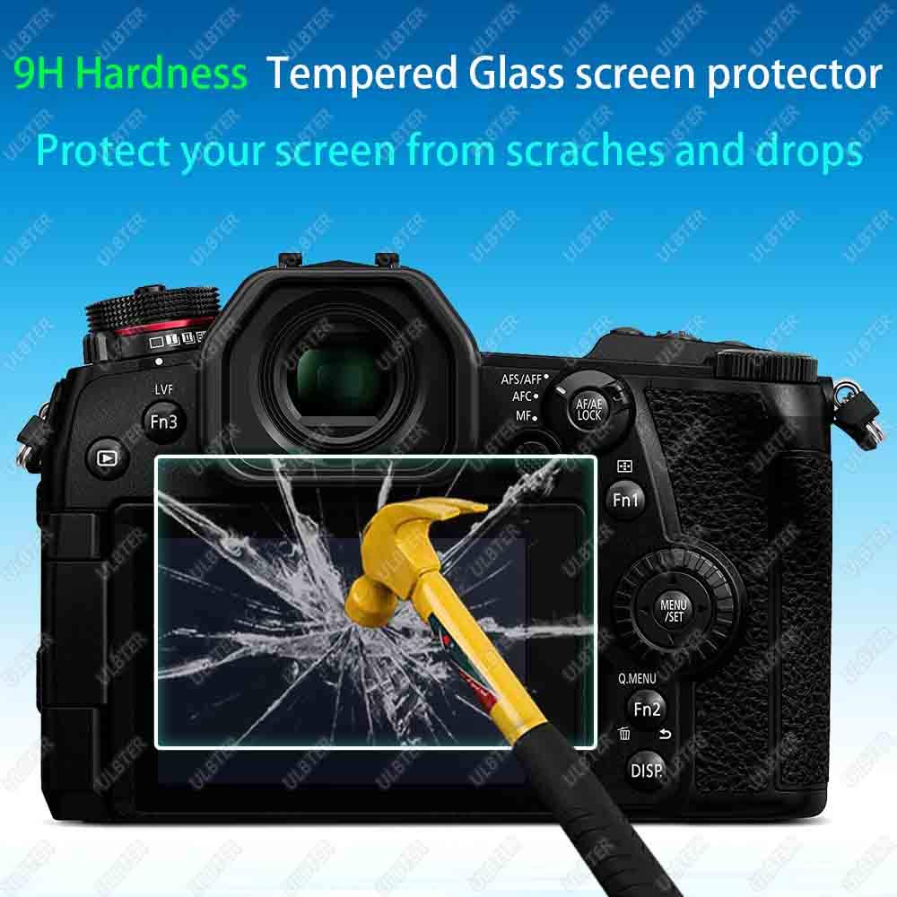 ULBTER Screen Protector for Panasonic LUMIX G7 G8 4K Camera 9H Hardness Tempered Glass Anti-Scratch Anti-Fingerprint 3 Pack - View 3 of 8