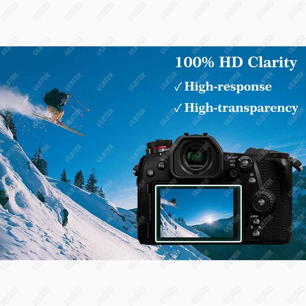 ULBTER Screen Protector for Panasonic LUMIX G7 G8 4K Camera 9H Hardness Tempered Glass Anti-Scratch Anti-Fingerprint 3 Pack - View 5 of 8