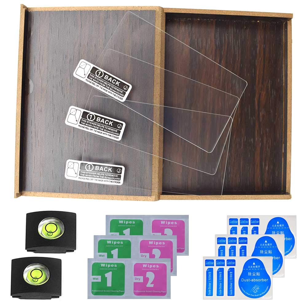 ULBTER Screen Protector for Panasonic LUMIX G7 G8 4K Camera 9H Hardness Tempered Glass Anti-Scratch Anti-Fingerprint 3 Pack - View 7 of 8