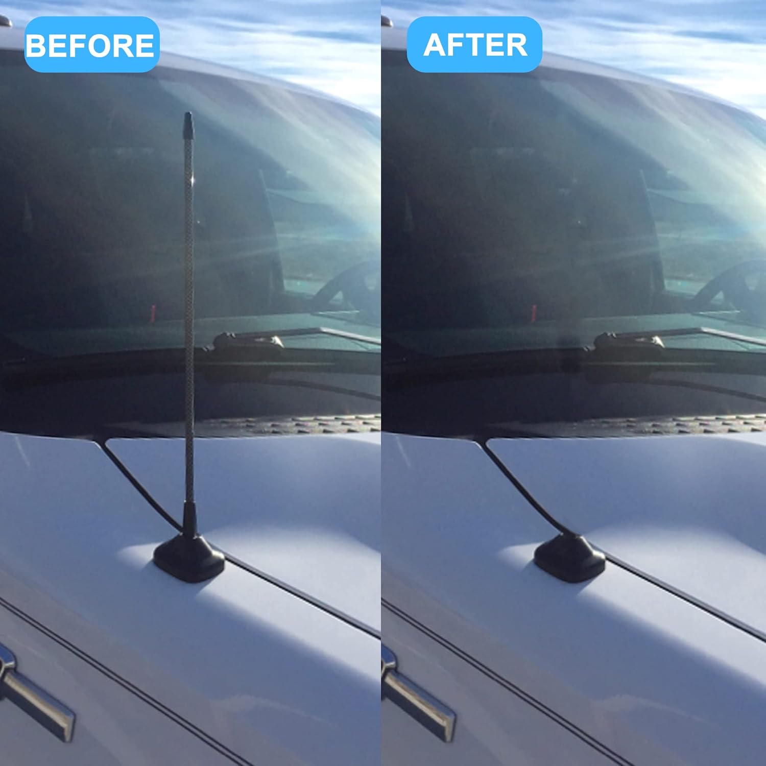 KSaAuto KSaAuto Antenna Delete Cap for Ford F150 F250 F350 Bronco 2009 to 2025 Accessories Antenna Base Cover - View 4 of 9