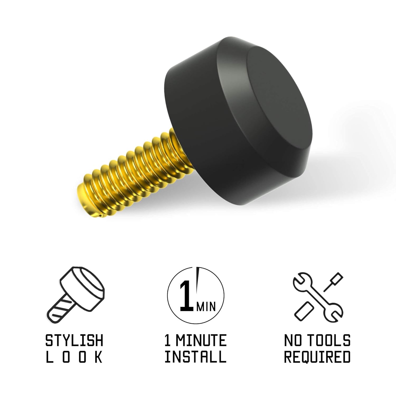 KSaAuto KSaAuto Antenna Delete Cap for Ford F150 F250 F350 Bronco 2009 to 2025 Accessories Antenna Base Cover - View 7 of 9