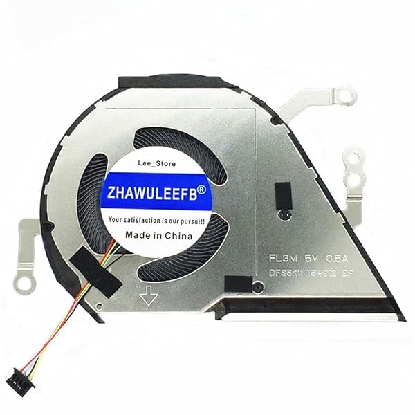 Lee_store Lee Store Replacement Laptop CPU Cooling Fan for ASUS Vivibook 14 Y406U X420U R459FA Series DFS5K121154912 5V 0.5A - View 2 of 3