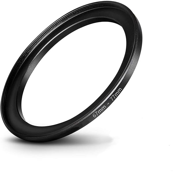 WH1916 Filter Step-Up Ring 67mm-77mm & 77mm-82mm, 67mm Lens to 77mm Filter & 77mm Lens to 82mm Filter (1+1 Pack), WH1916 Camera Lens Step Up Ring - View 4 of 10