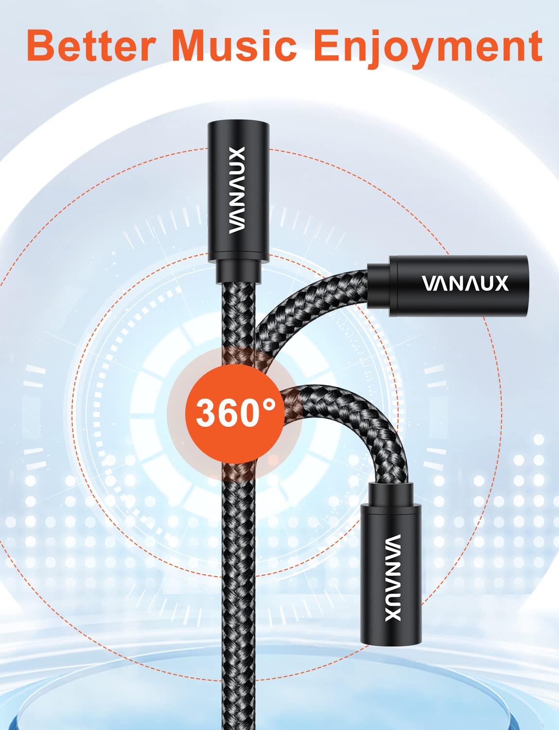 VANAUX Optical Extension Cable Digital Toslink Male to Female S/PDIF for Home Theater Sound Bar TV PS4 Xbox Playstation Black 3.3ft - View 7 of 7