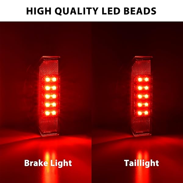 SAUTVS SAUTVS Red LED Taillight for Polaris Ranger 570 & XP 900 | 2015-2021 Replacement Brake Light - View 3 of 8