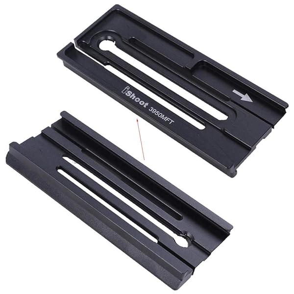 iShoot iShoot Clamp Adapter Converter for 39mm Arca-Swiss Fit Camera Quick Release Plate Compatible with Manfrotto Gitzo Tripod Gear Head