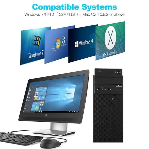 YEELIYA PCI-E to USB 3.0 7-Port(2X USB-C - 5X USB-A) Expansion Card,PCI Express USB Add in Card, Internal USB3 Hub Converter for Desktop PC Host Card Support Windows 10/8/7/XP and MAC OS 10.8.2 Above - View 6 of 7