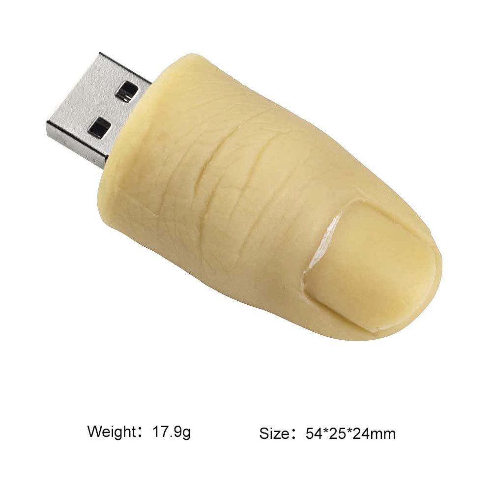 LEIZHAN Cute USB Flash Drive 16GB Thumb Shape Ideal Gift for Kids and Students - View 5 of 6