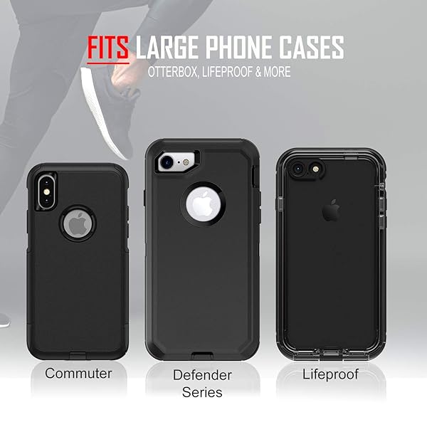 RevereSport RevereSport Waterproof Running Armband for iPhone & Samsung - Fits Otterbox & Lifeproof Cases - Perfect Sports Phone Holder - View 5 of 8