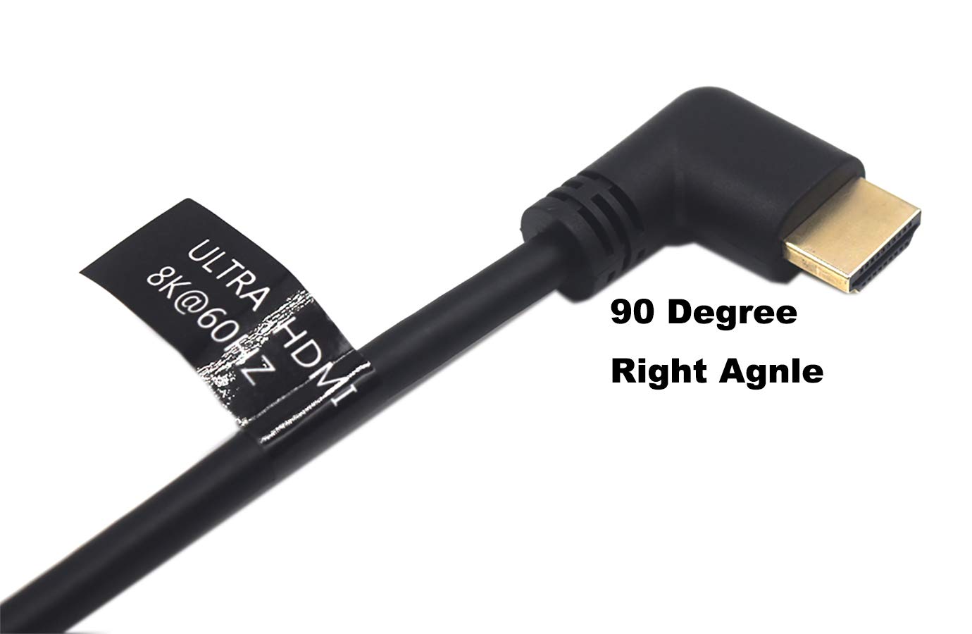 Kework Kework 2 Feet HDMI 8K 60Hz Ultra HD Cable High Speed Right Angle for Xbox PS4 PS5 Switch Support 4K 120Hz 3D Dynamic HDR - View 2 of 7