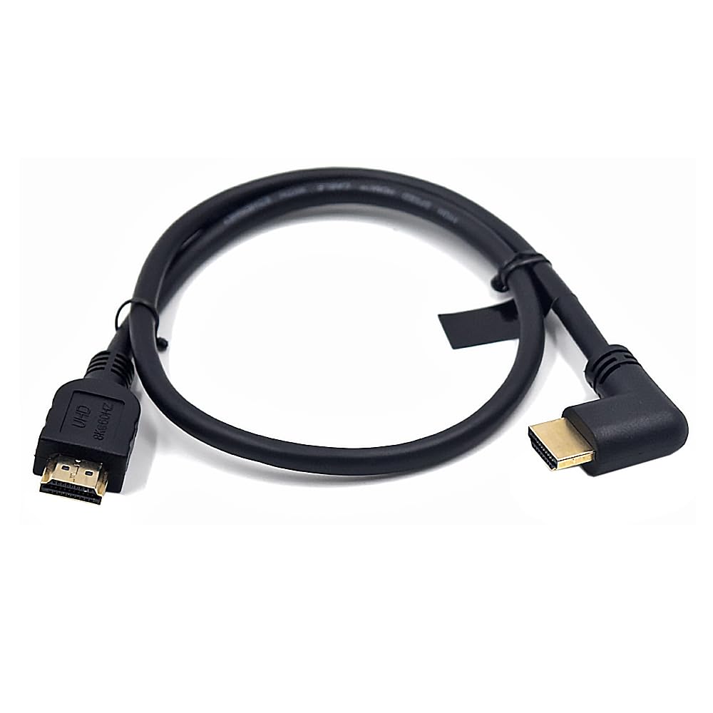 Kework Kework 2 Feet HDMI 8K 60Hz Ultra HD Cable High Speed Right Angle for Xbox PS4 PS5 Switch Support 4K 120Hz 3D Dynamic HDR