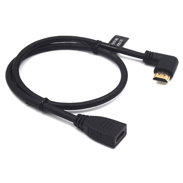 Kework Kework 2 Feet Ultra HD HDMI 8K Cable 90 Degree Left Angle Male to Female High Speed for Xbox TV PS4 PS5 Switch Support 8K 4K - View 7 of 8