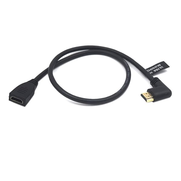 Kework Kework 2 Feet Ultra HD HDMI 8K Cable 90 Degree Left Angle Male to Female High Speed for Xbox TV PS4 PS5 Switch Support 8K 4K - View 8 of 8