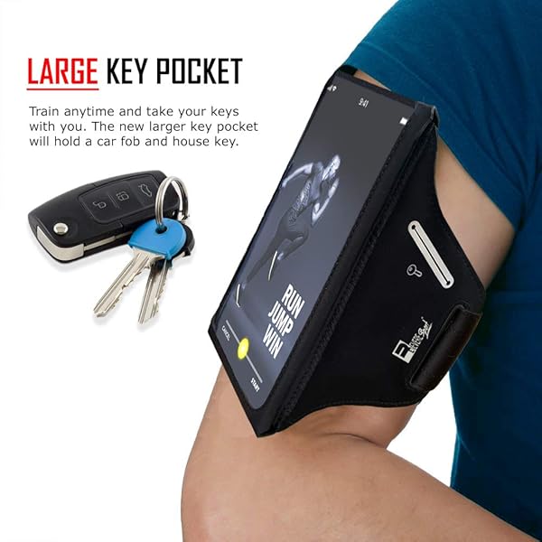RevereSport RevereSport Waterproof Running Armband for iPhone & Samsung - Fits Otterbox & Lifeproof Cases, Perfect for Active Lifestyles - View 2 of 8