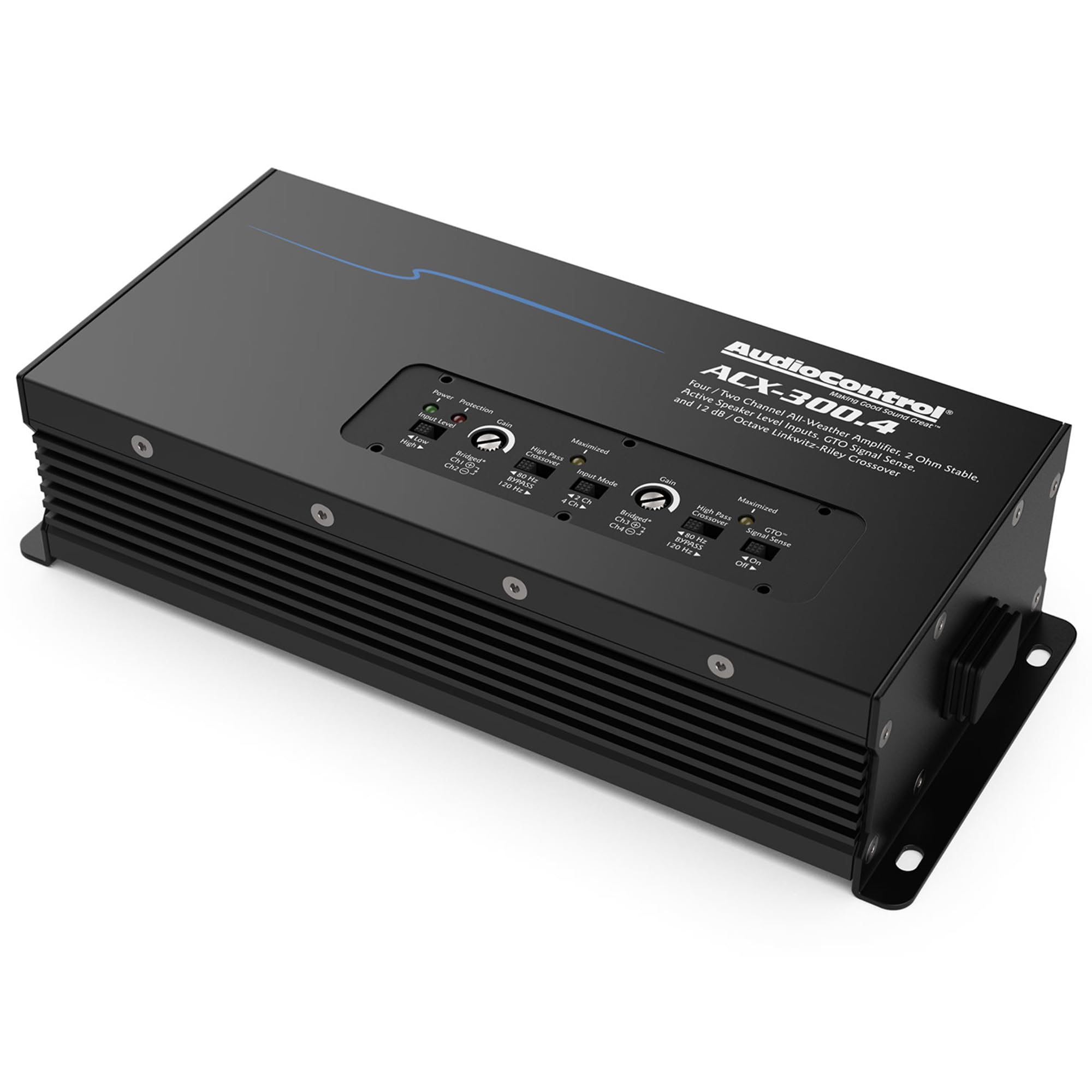 AudioControl AudioControl ACX-300.4 All Weather 4-Channel Amplifier 4 x 75 watts at 2 ohms 4 x 50 watts at 4 ohms for Powersports and Marine Use - View 6 of 8