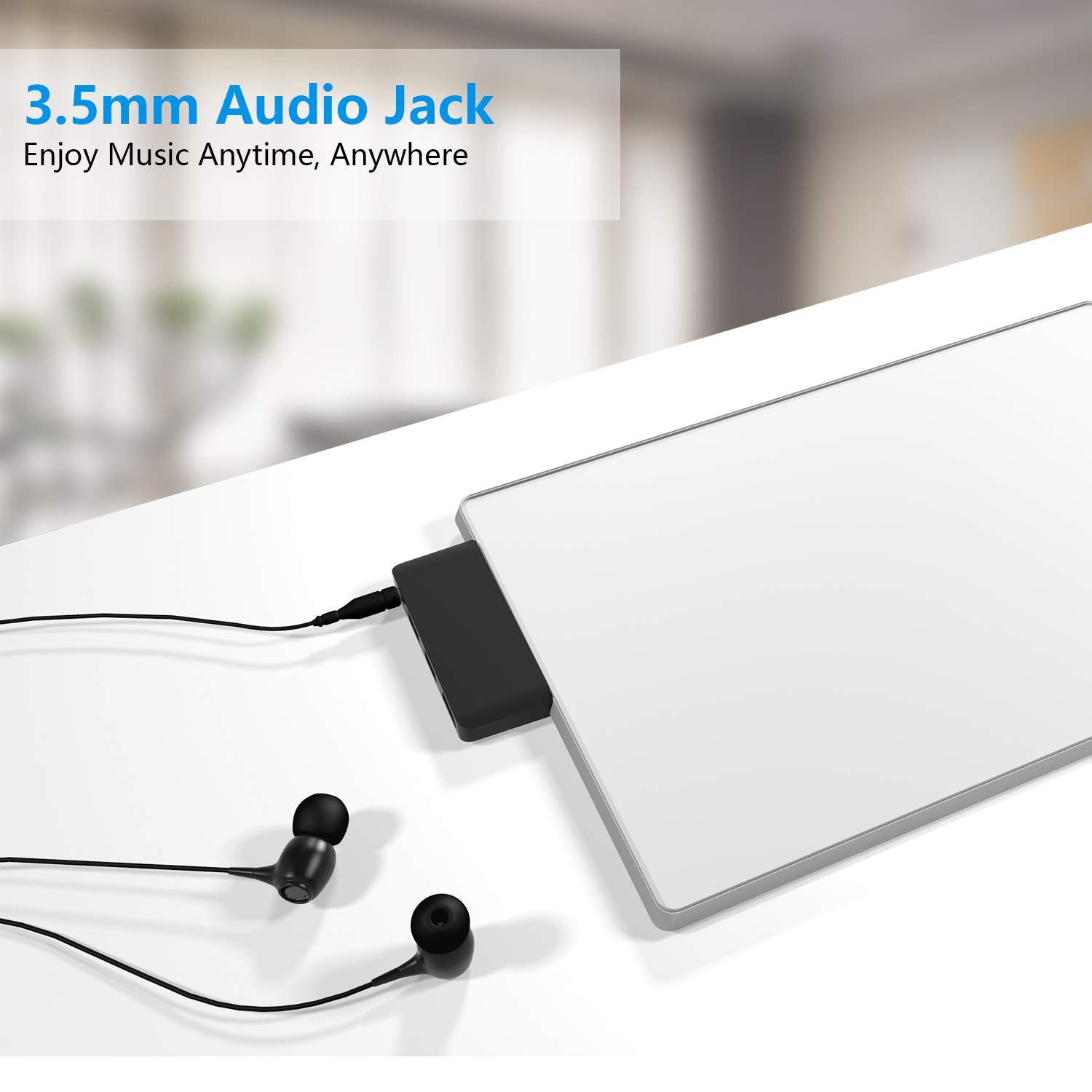 Cateck Surface Go 4 Hub Docking Station 4 in 1 USB C Adapter with HDMI 4K USB 3.0 2.0 Port and Audio Jack for Surface Go Accessories - View 6 of 7