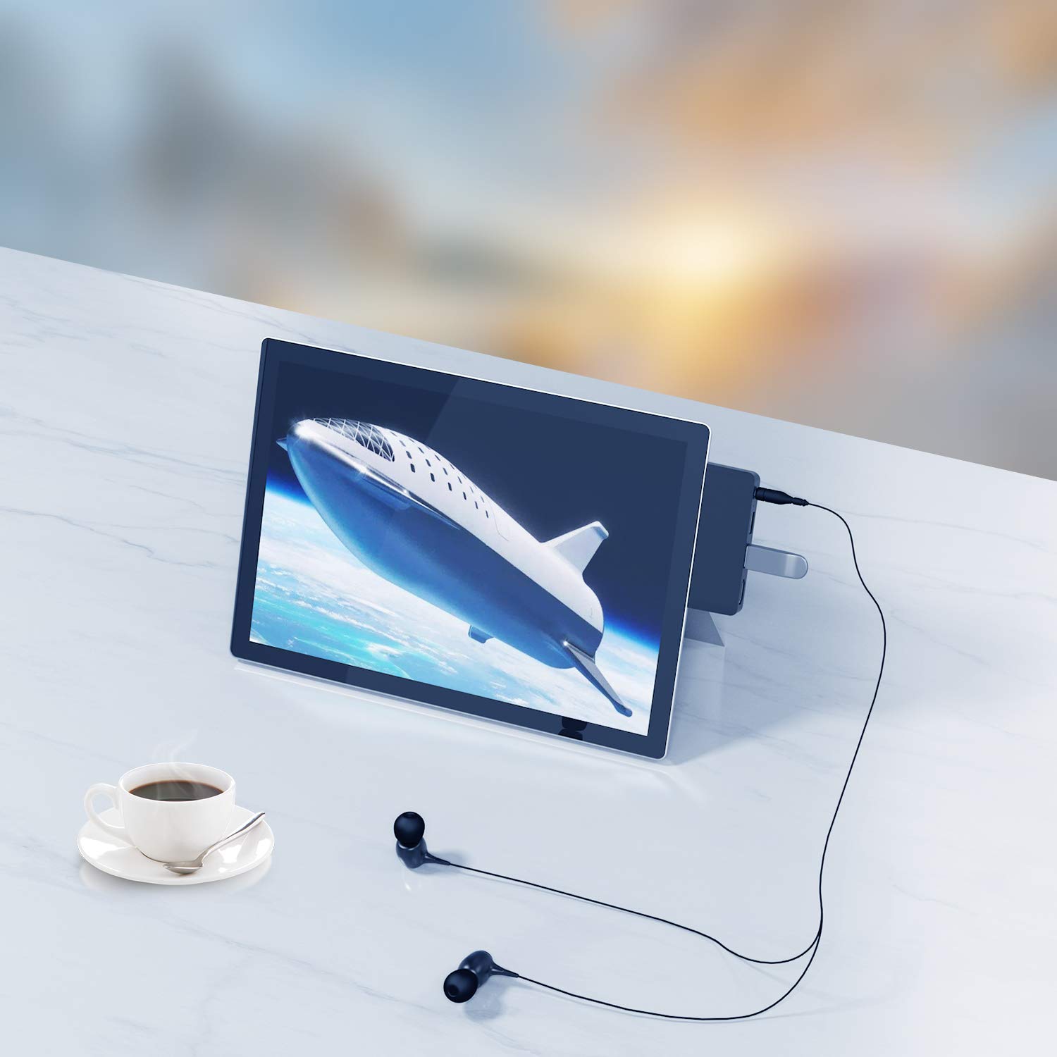 Cateck Surface Go 4 Hub Docking Station 4 in 1 USB C Adapter with HDMI 4K USB 3.0 2.0 Port and Audio Jack for Surface Go Accessories - View 7 of 7