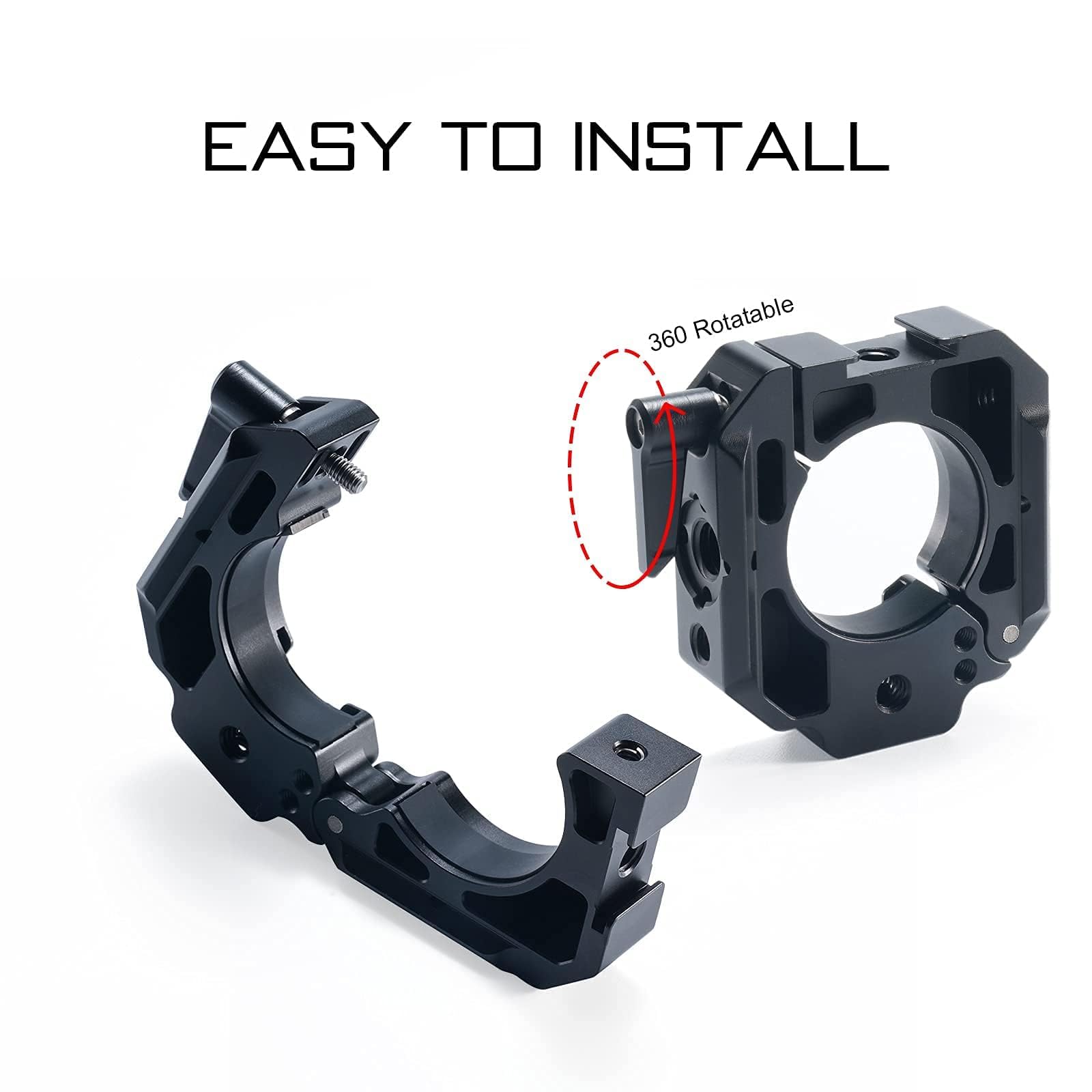 Tilta Tilta Handheld Gimbal Tripod Clamp for DJI RS2 RSC2 Extended Grip Mount Accessories Cold Shoe NATO Rail TGA-TMC - View 5 of 6