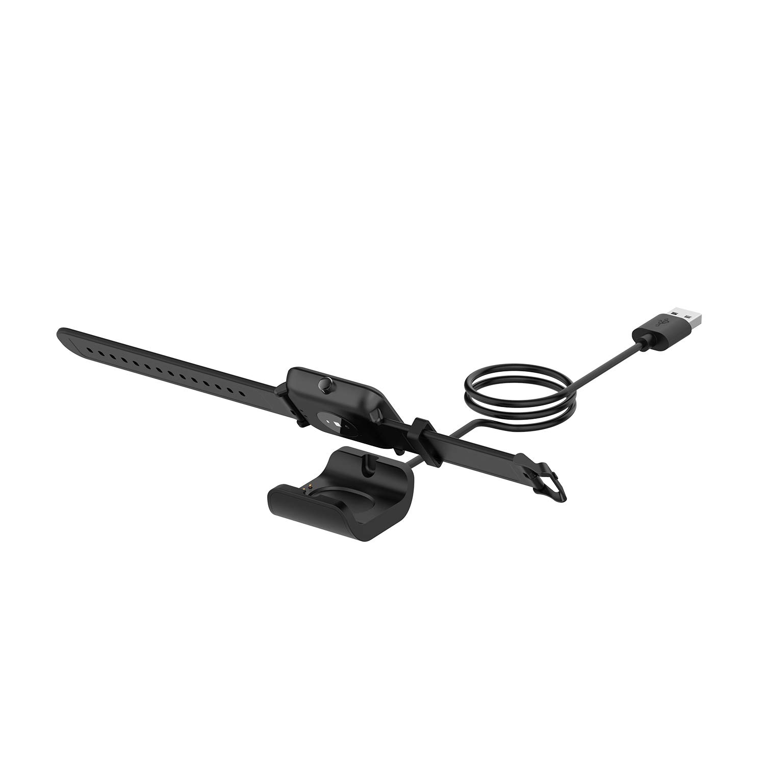 FitTurn Amazfit Bip S Charger Portable USB Charging Stand Dock Adapter Cable for Amazfit Bip S Watch Black - View 6 of 7