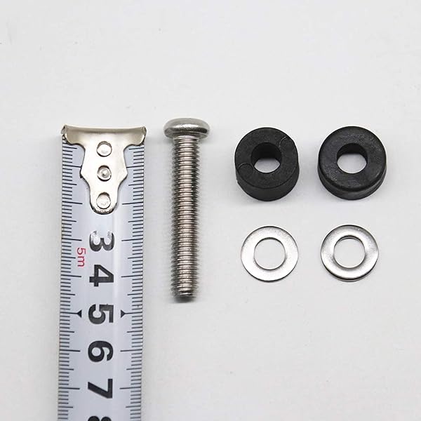 Adiyer Adiyer M8 Screws for Samsung TV Wall Mount - 304 Stainless Steel M8 x 45mm with 25mm Spacers - View 6 of 7