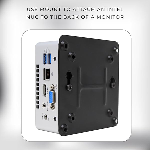 HumanCentric HumanCentric VESA Mounting Kit for Intel NUC | Attach Mini PC to Monitor Easily - View 4 of 7