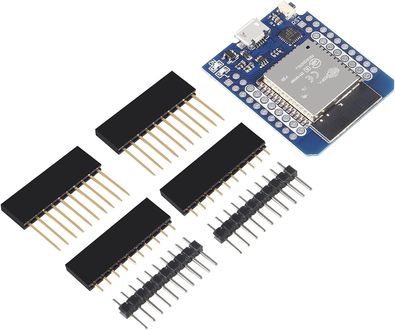 ACEIRMC D1 Mini NodeMCU ESP32 ESP-WROOM-32 WiFi Bluetooth IoT Development Board 5V Compatible for Arduino Pack of 5 - View 4 of 7