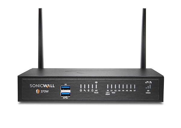 Sonicwall SonicWall TZ370W Secure Upgrade Plus: 3YR Essential Edition Next-Gen Firewall & Wireless Security Appliance