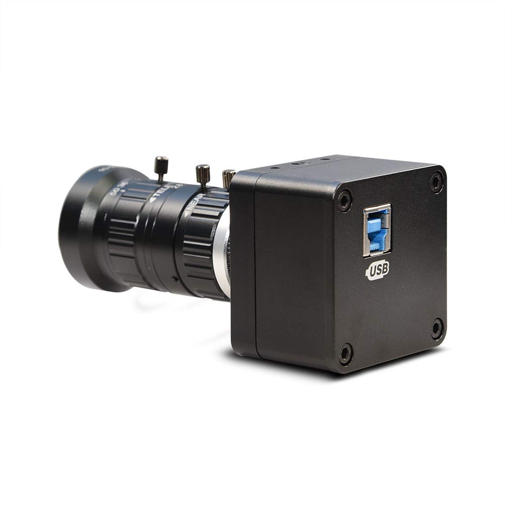 MOKOSE USB Webcam 4K 30fps C-Mount Telephoto Zoom Lens Compatible with Windows Mac OS X Linux - View 2 of 7