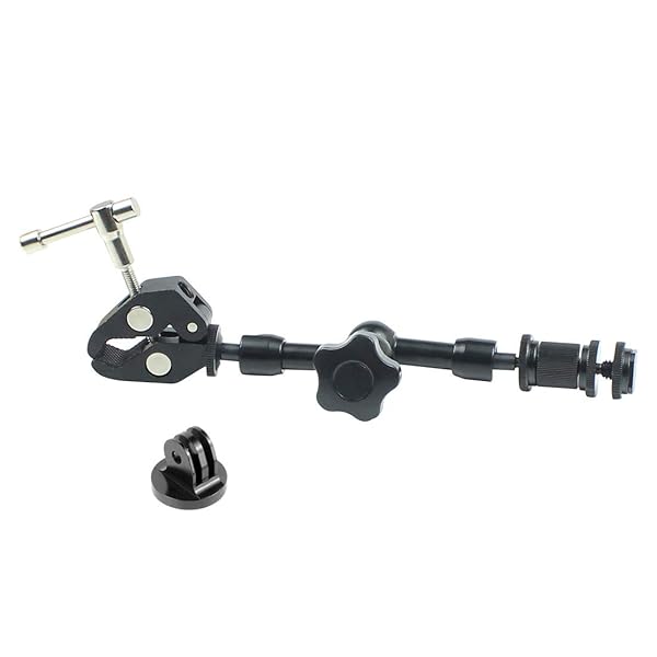 FEICHAO FEICHAO Adjustable Magic Arm Clamp and 7 Inch Friction Articulating Bracket for DSLR Camera Monitor and LED Studio Light - View 6 of 9
