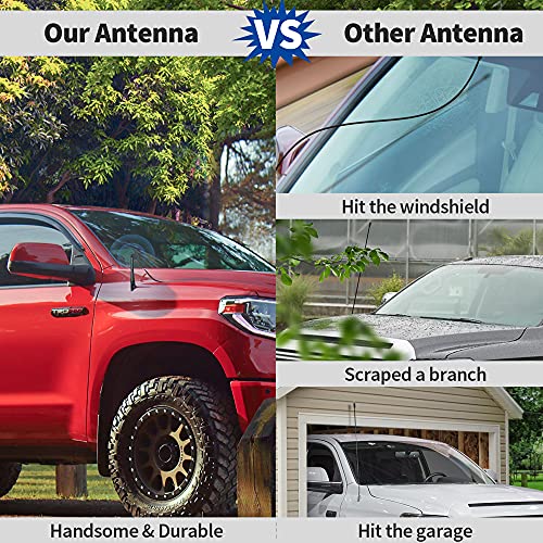 BINGFU Bingfu Short Antenna Mast Replacement for Toyota Tundra Tacoma Sienna FJ Cruiser RAV4 Highlander Corolla Prius Titan XD Frontier Xterra Rogue Juke Murano Honda CR-V - View 6 of 10