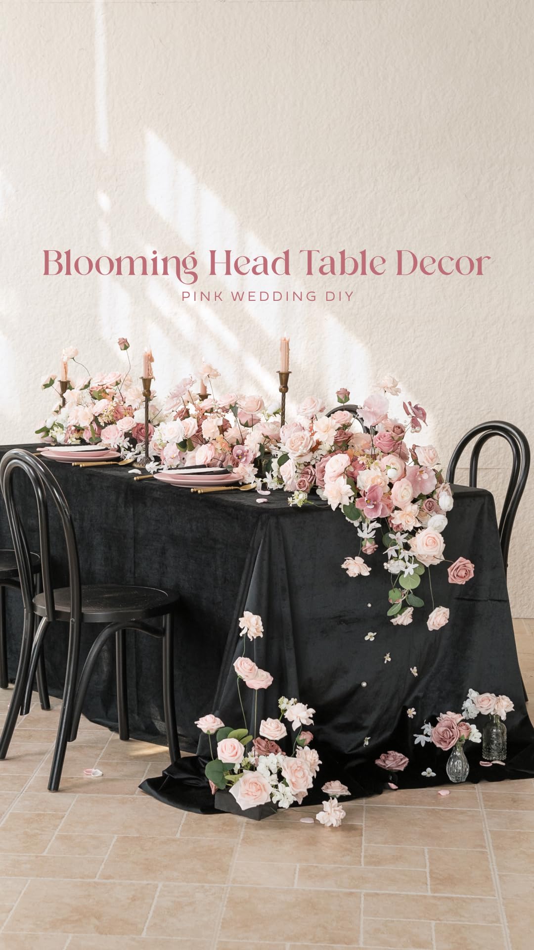 Ling's Moment 50Pcs Dusty Rose Artificial Foam Roses Realistic Floral Decor for Weddings Centerpieces Outdoor Parties and Home Decorations - View 5 of 7