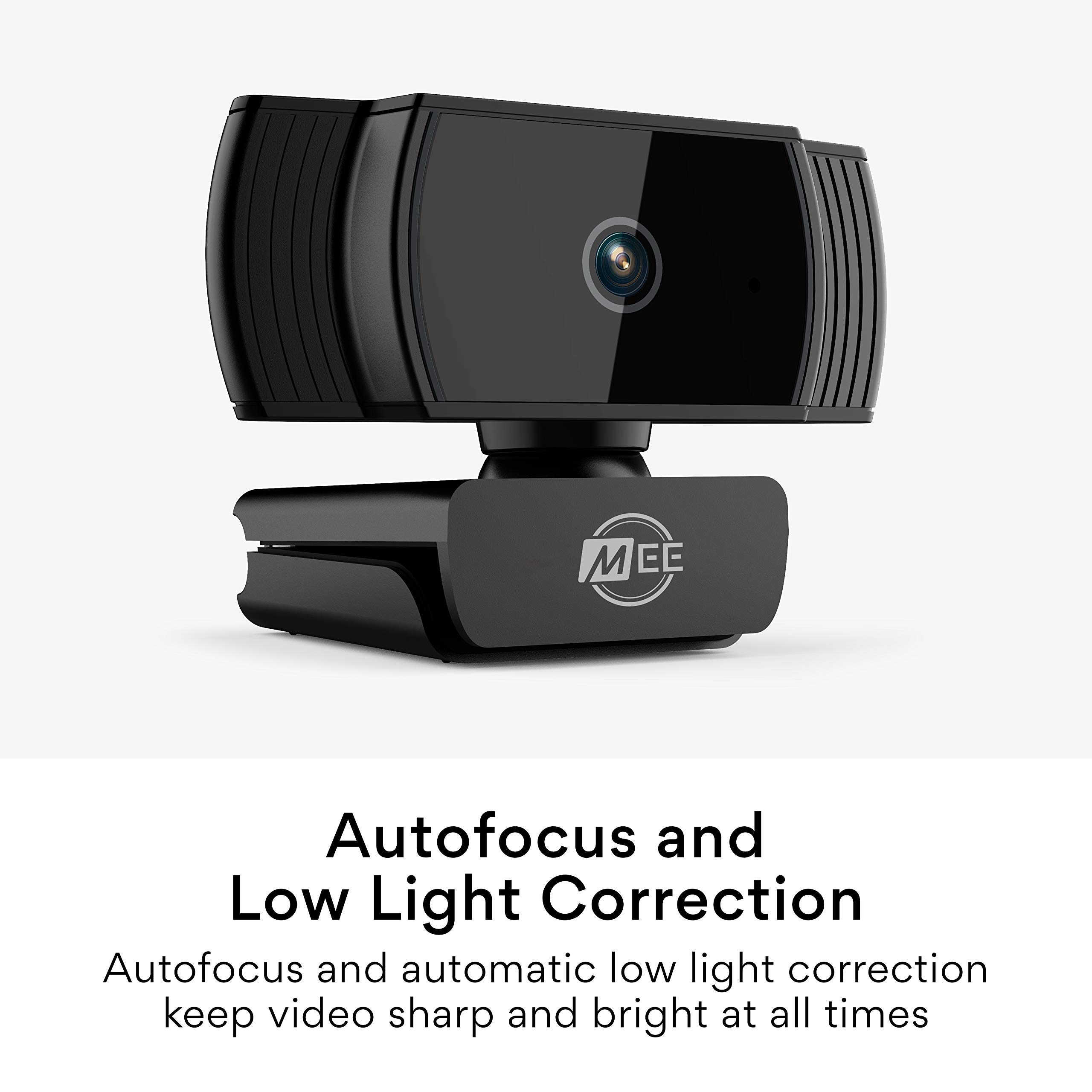MEE audio C6A 1080p HD Webcam with Microphone for Video Calling on PC Mac Laptop with Autofocus Low Light Correction and 360 Degree Rotation - View 3 of 8