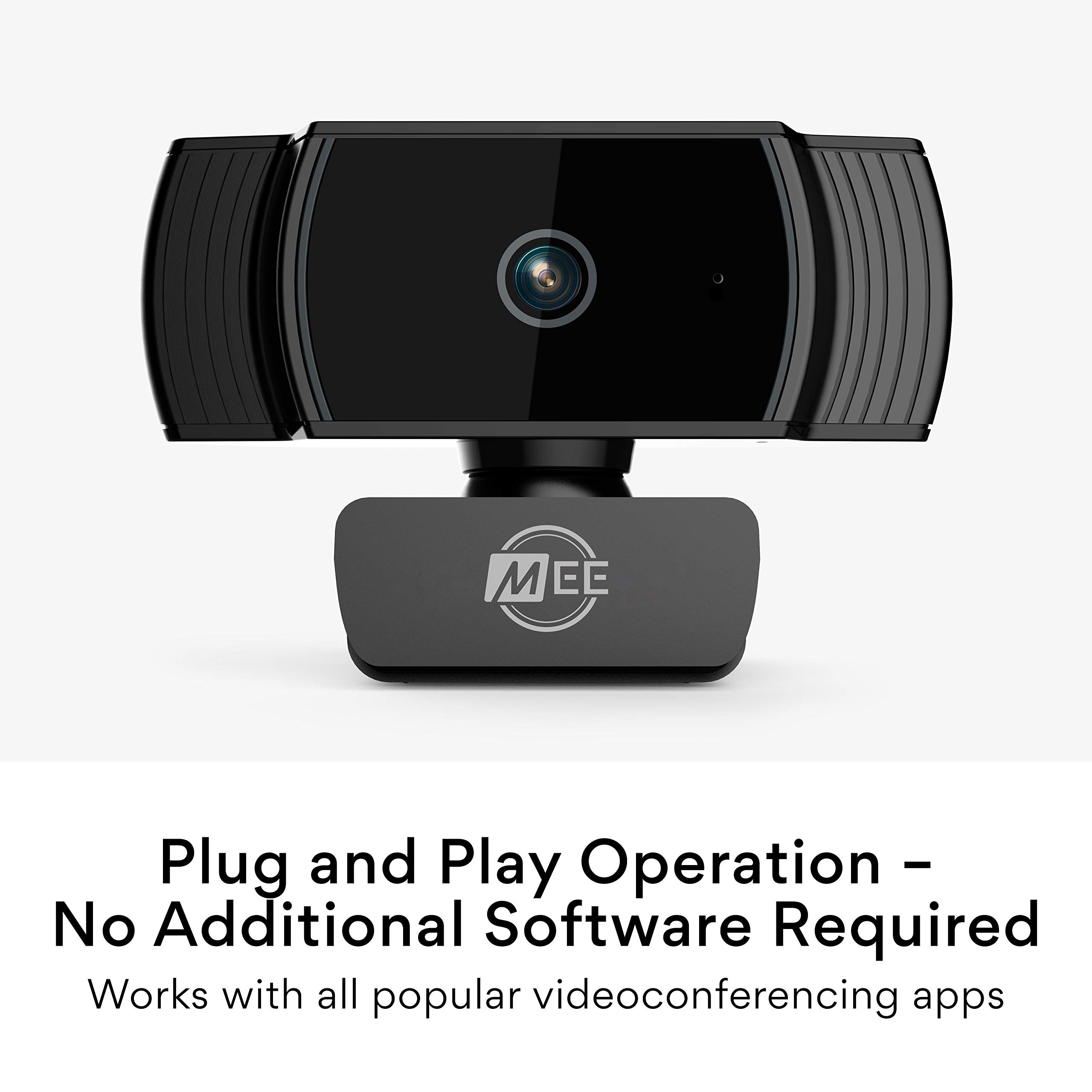 MEE audio C6A 1080p HD Webcam with Microphone for Video Calling on PC Mac Laptop with Autofocus Low Light Correction and 360 Degree Rotation - View 8 of 8