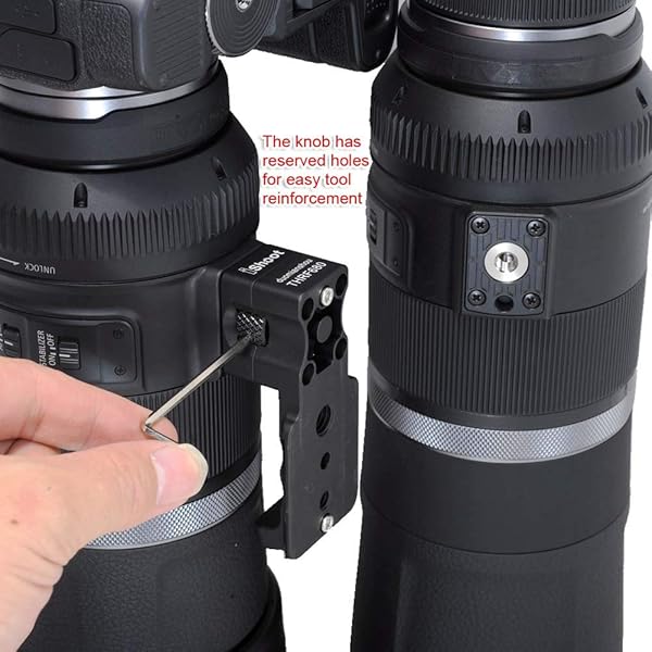 iShoot iShoot Lens Collar Replacement Foot for Canon RF 600mm & 800mm - Arca Fit Tripod Mount Support - View 6 of 9