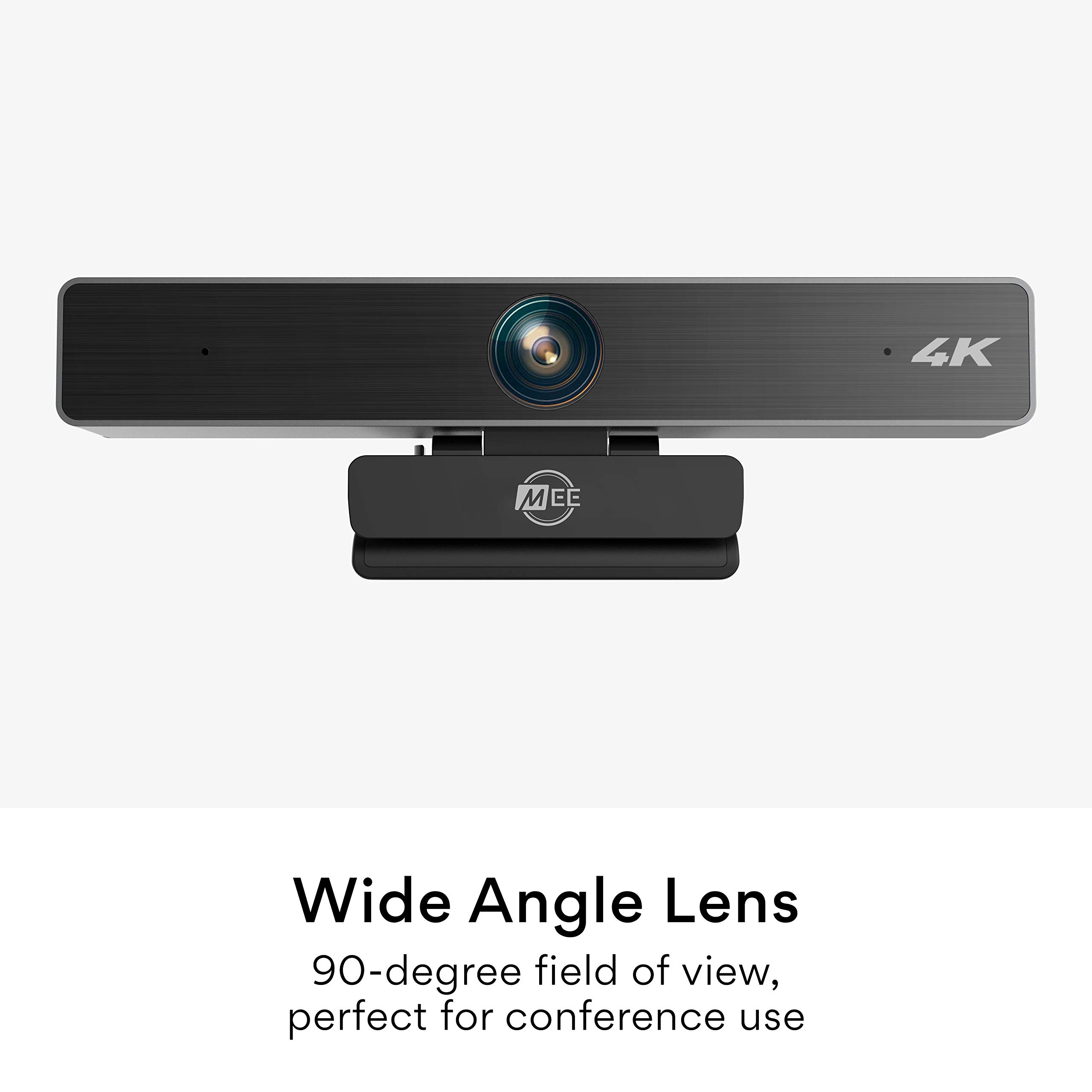 MEE audio C11Z 4K Ultra HD Webcam with ANC Microphones and Privacy Cover for Zoom Video Conferencing on PC Mac Laptop Desktop - View 5 of 9