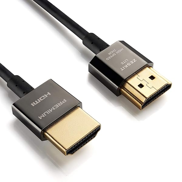 Zeskit Zeskit Lite Premium HDMI Cable 4K 1.5m 5ft High Speed for Clear Picture and Sound Quality - View 5 of 6