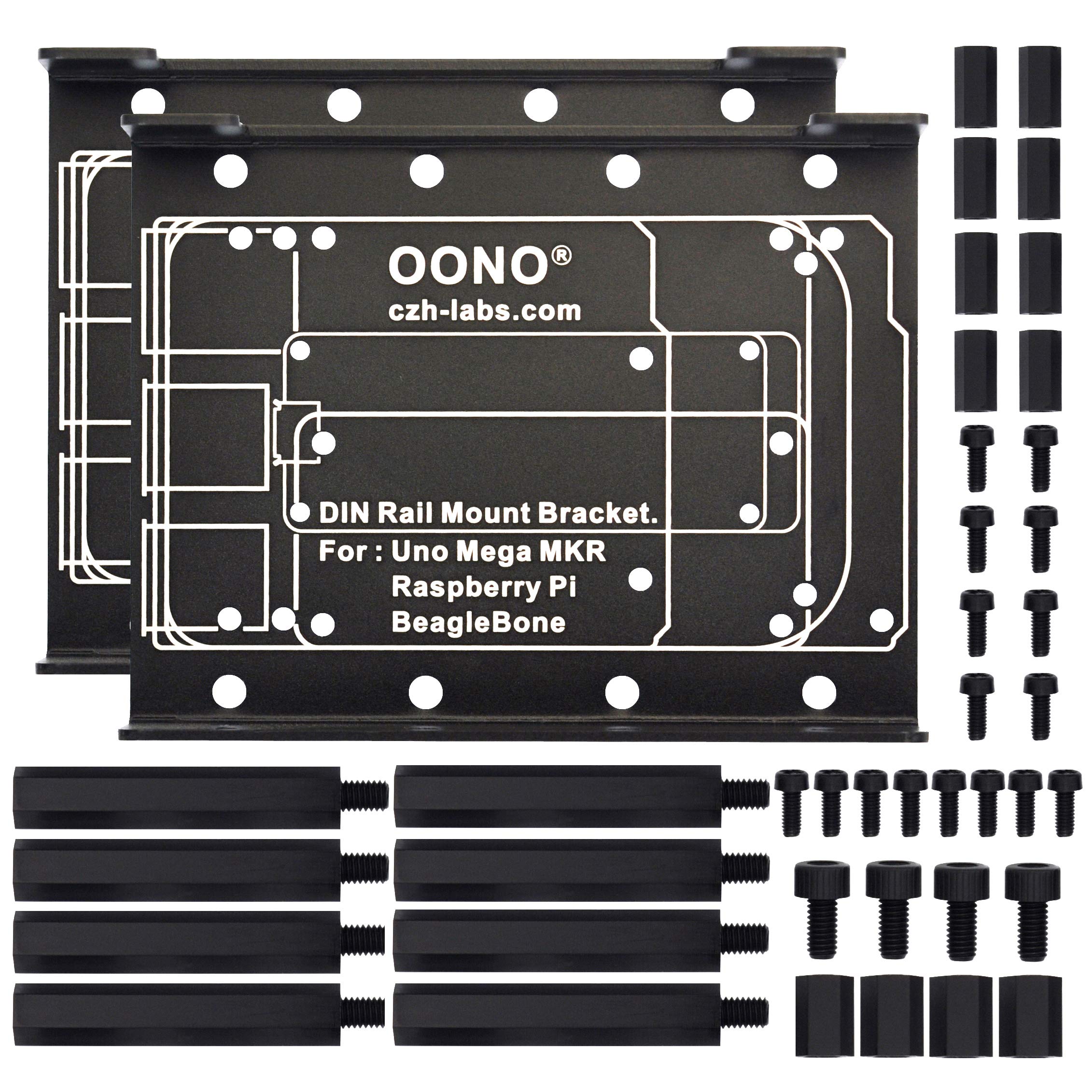 OONO Semi Enclosed Enclosure Kit for Raspberry Pi BeagleBone Arduino UNO Mega Durable Protection and Easy Access - View 2 of 8